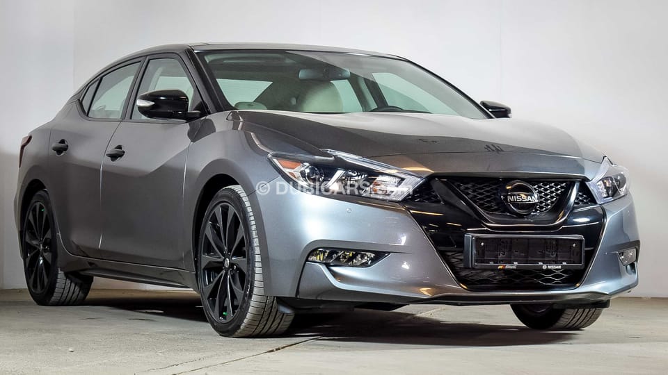 Nissan Maxima SR for sale: AED 118,900. Grey/Silver, 2018