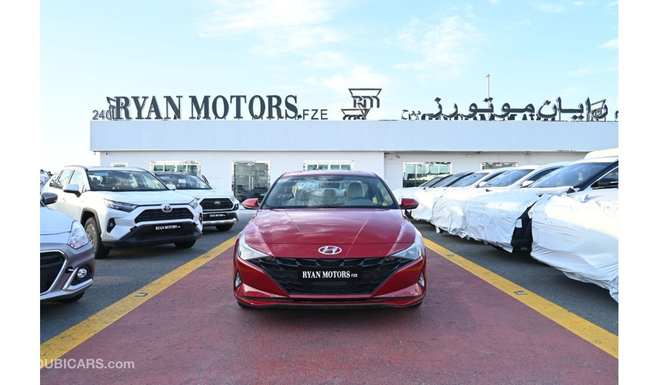 هيونداي إلانترا Hyundai Elantra 1.6L Petrol, Model 2023, Color Red