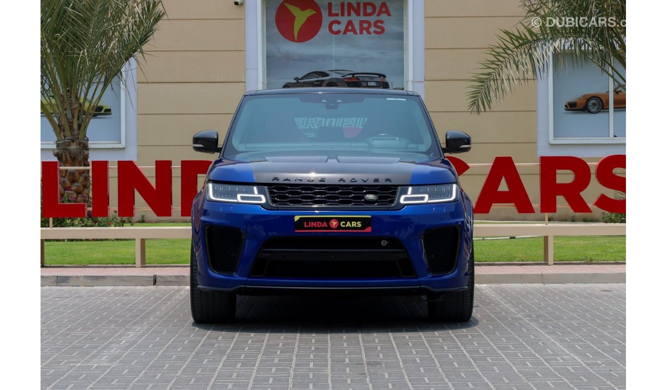 لاند روفر رينج روفر سبورت (آخر) Range Rover Sport SVR 2019 GCC under Agency Warranty and Service Contact with Flexible Down-Payment/