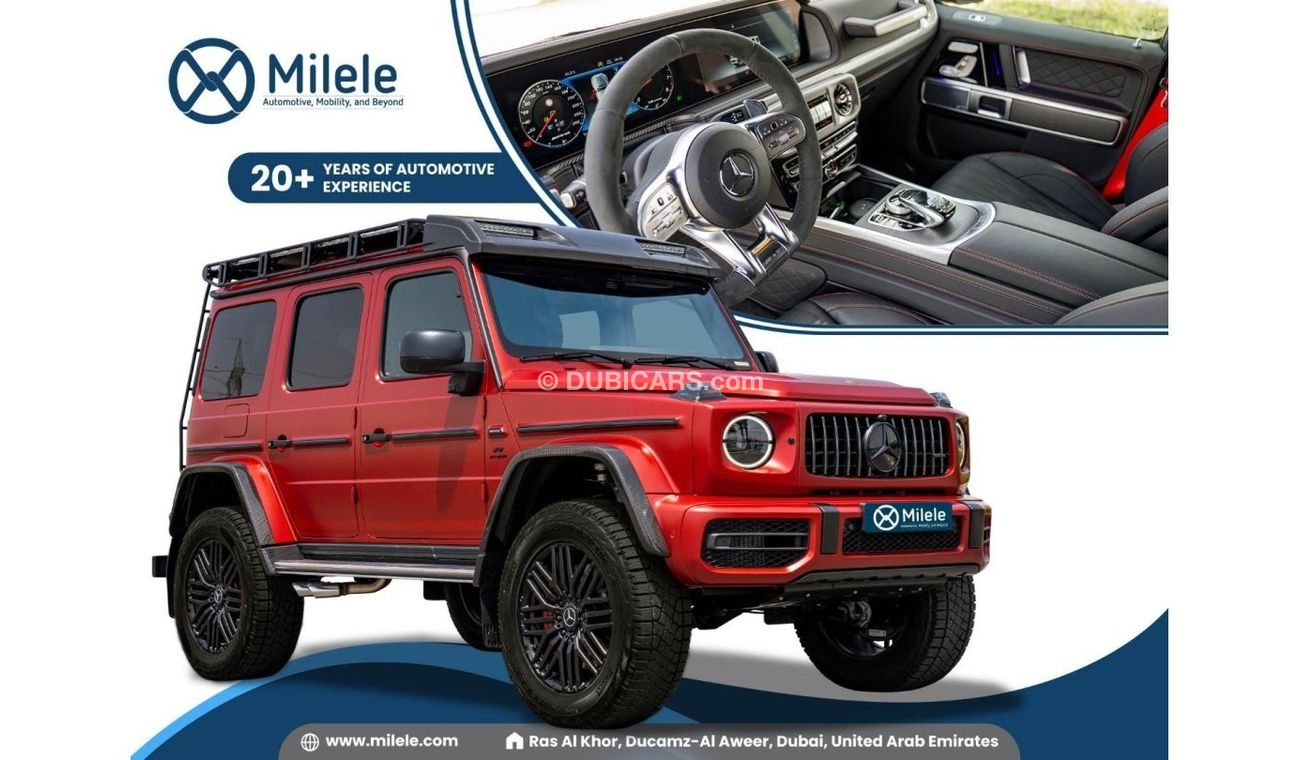 مرسيدس بنز G 63 AMG 4X4² MAGNO RED MARVEL WITH AMG NIGHT PACKAGE II, BURMESTER SURROUND SYSTEM