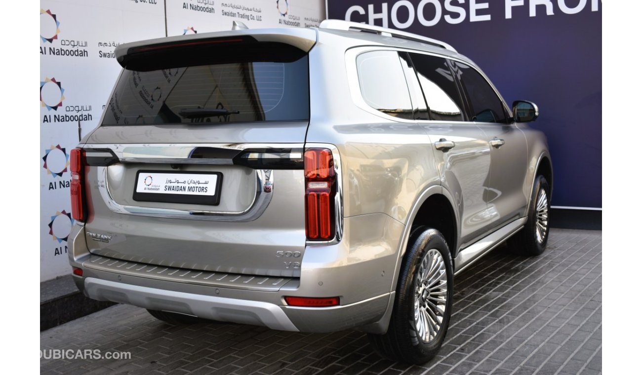 تانك 500 AED 2399 PM | 3.0L PRESTIGE 4WD GCC AGENCY WARRANTY UP TO 2029 OR 200K KM