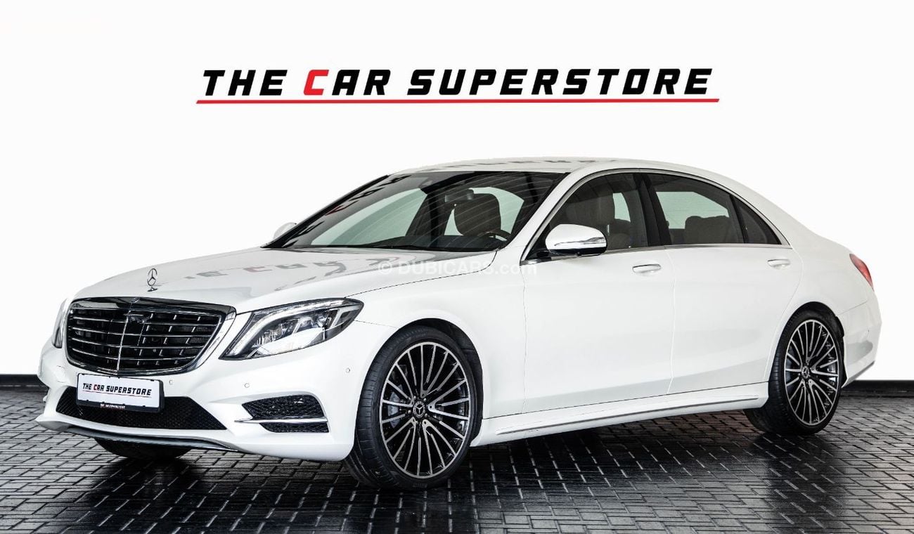 Mercedes-Benz S 400 AMG 3.5L 2014-MERCEDES BENZ S 400 AMG LINE-GCC- SERVICE HISTORY FULL WITH GARGASH-1 YEAR WARRANTY