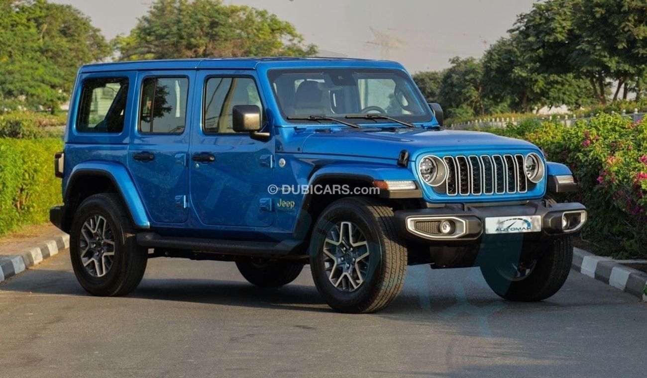 Jeep Wrangler Unlimited Sahara Turbo , 2024 GCC , 0Km , With 5 Years Warranty & 3 Years Service @Official Dealer