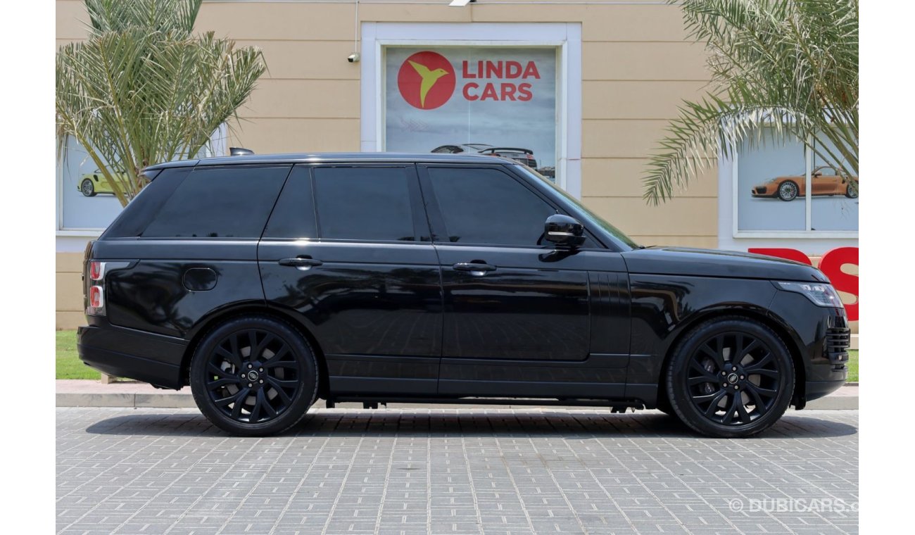 لاند روفر رانج روفر فوج إس إي سوبرتشارج Range Rover Vogue SE Supercharged 2018 GCC under Warranty with Flexible Down-Payment/ Flood Free.