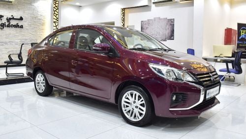 ميتسوبيشي اتراج EXCELLENT DEAL for our Mitsubishi Attrage ( 2021 Model ) in Burgundy Color GCC Specs