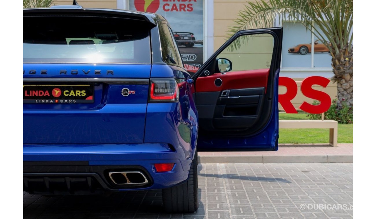 لاند روفر رينج روفر سبورت (آخر) Range Rover Sport SVR 2019 GCC under Agency Warranty and Service Contact with Flexible Down-Payment/