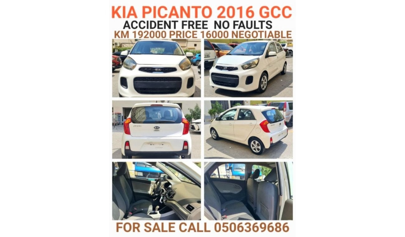 Kia Picanto KIA PICANTO GCC 2016 ACCIDENT FREE