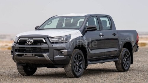 تويوتا هيلوكس DC ADVENTURE 2.8L DIESEL 4X4 - GREY: LEATHER SEATS, 360 CAMERA, KEYLESS ENTRY