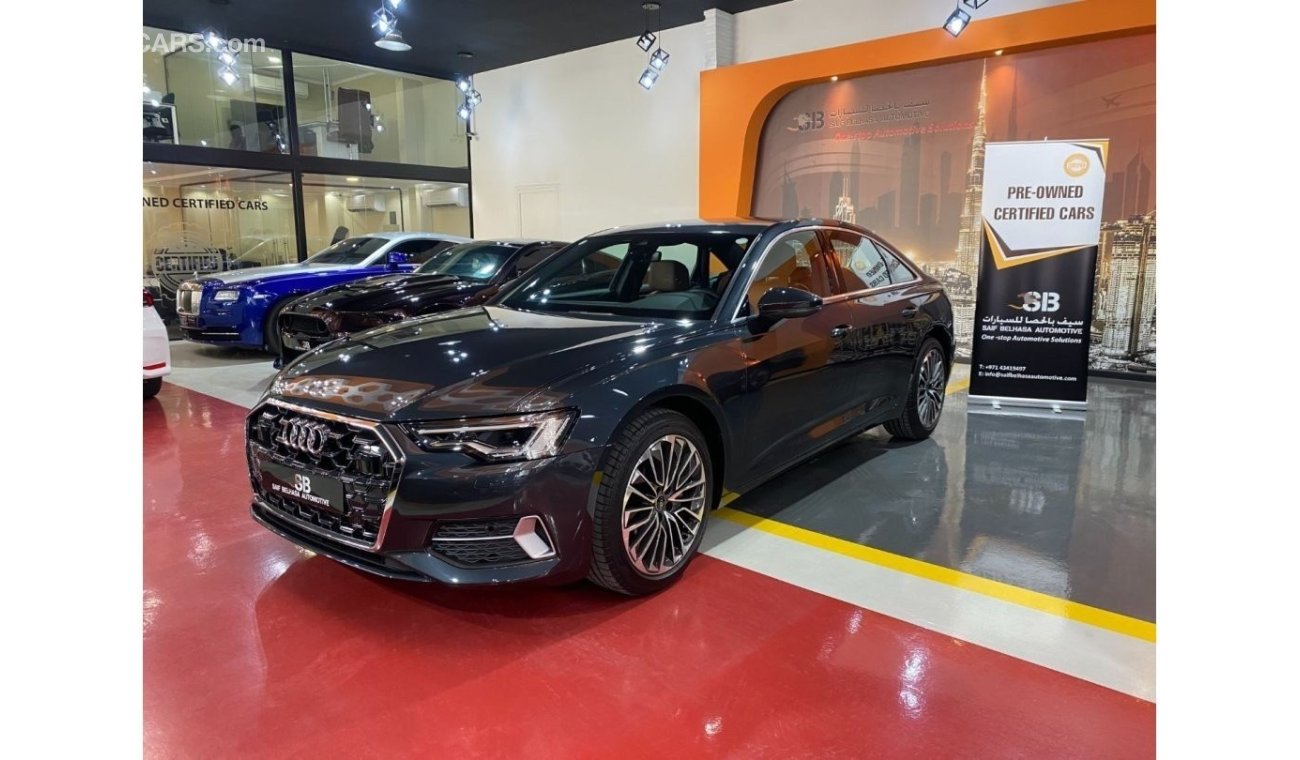 Audi A6 AED 3100 EMi 0% Down Payment  Audi A6 2.0L 40 TFSI TURBO 2024