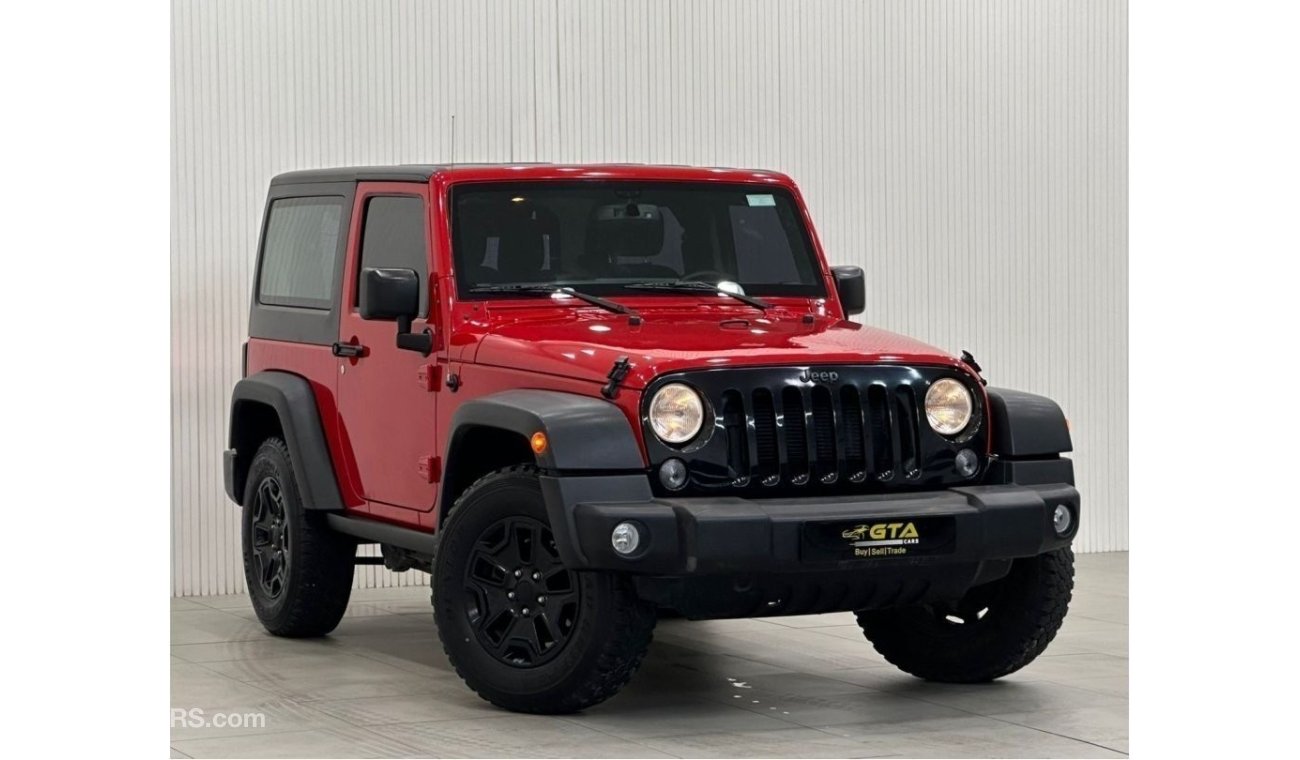 جيب ويليز 2017 Jeep Wrangler Willys Edition, Warranty, Full Jeep Service History, GCC