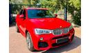 BMW X4 xDrive 35i M Sport GCC .. One Year Warranty..FSH .. Original Paint .. Perfect Condition .. Top