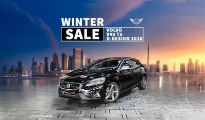 Volvo V40 R Design AED 1,000 P.M | 2016 VOLVO V40 T5 R- DESIGN 2.0L | GCC |  FULL SERVICE HISTORY | FLAWLESS C