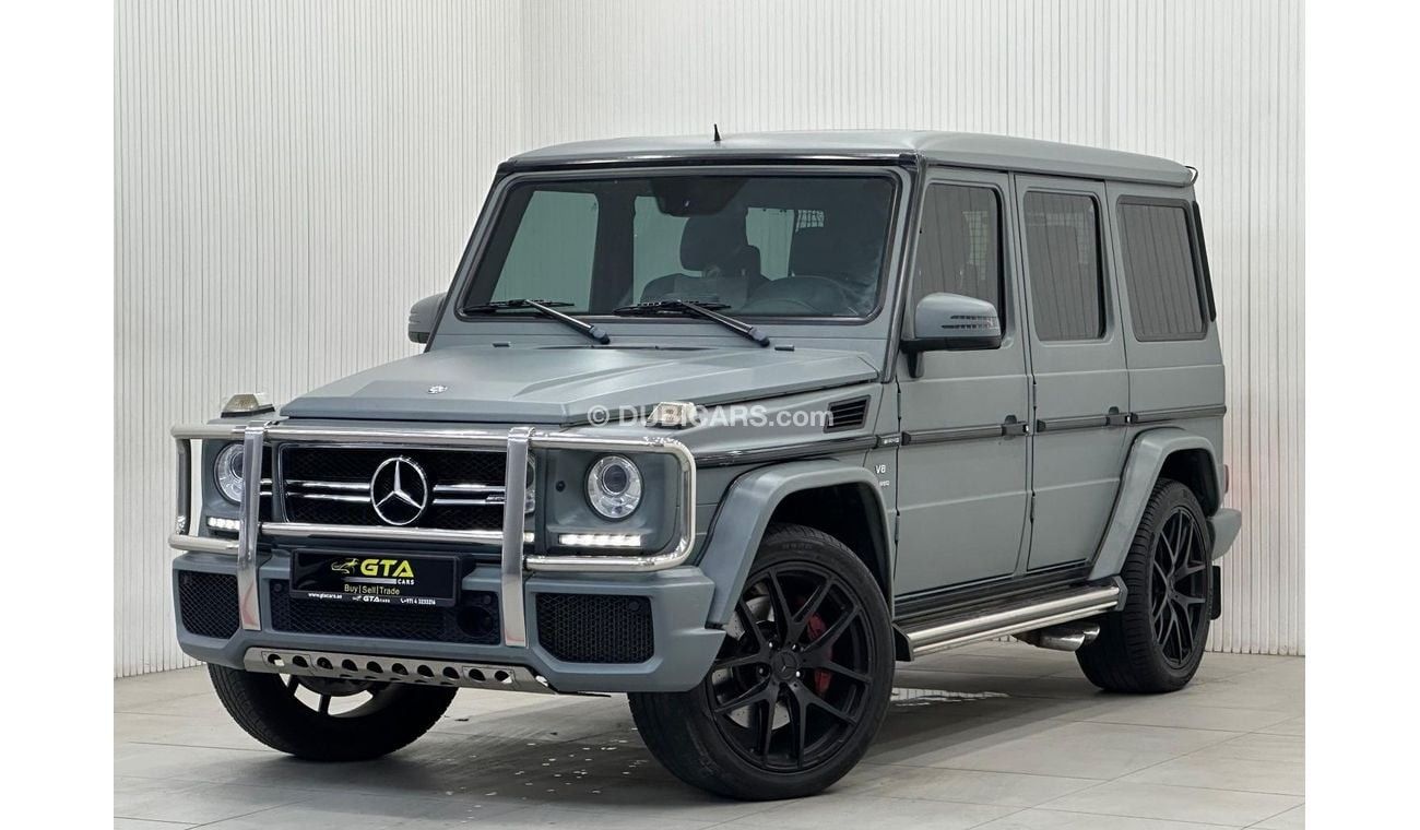 مرسيدس بنز G 63 AMG Std 5.5L 2016 Mercedes Benz G63 AMG 4MATIC, Service History, Full Options, Excellent Condition, GCC