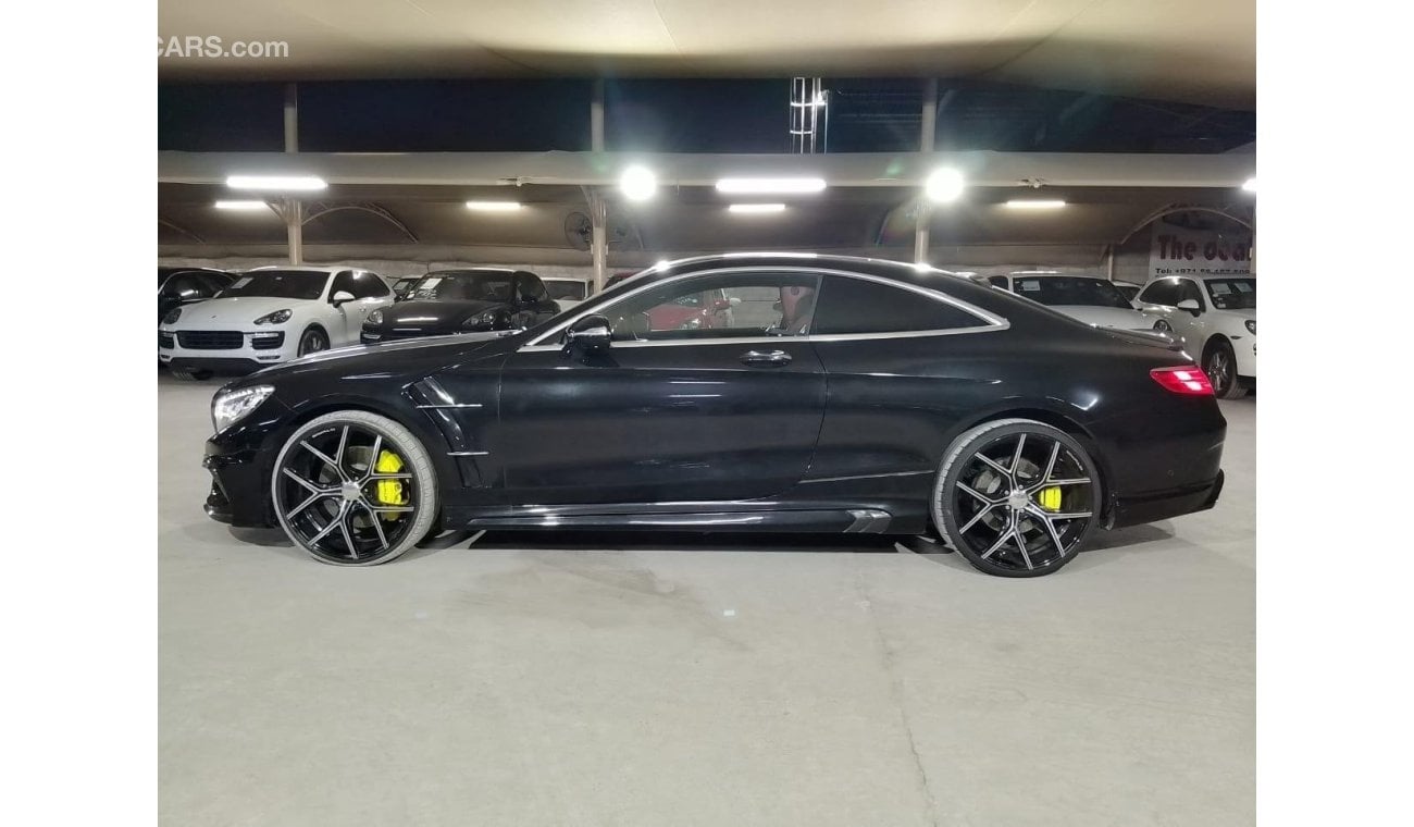 مرسيدس بنز S 550 كوبيه MERCEDES S CLASS COUPE S550 BLACKBISON WALDAERO KIT 4.7L 2015, BURMESTER SPEAKER, SIX BUTTONS AND MO