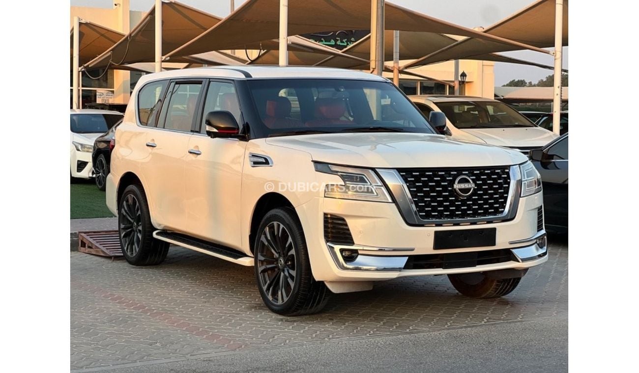 نيسان باترول Nissan petrol SE platinum V8 full option GCC model:2014 kit:2022 in good shape