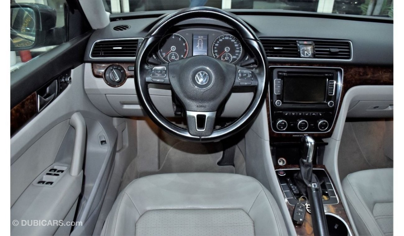 فولكس واجن باسات EXCELLENT DEAL for our Volkswagen Passat ( 2013 Model ) in Silver / Grey Color GCC Specs