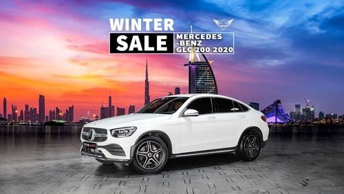 Mercedes-Benz GLC 200 Premium AED 2,500 P.M | 2020 MERCEDES-BENZ GLC 200 | UNDER WARRANTY | AMG KIT 2.0L