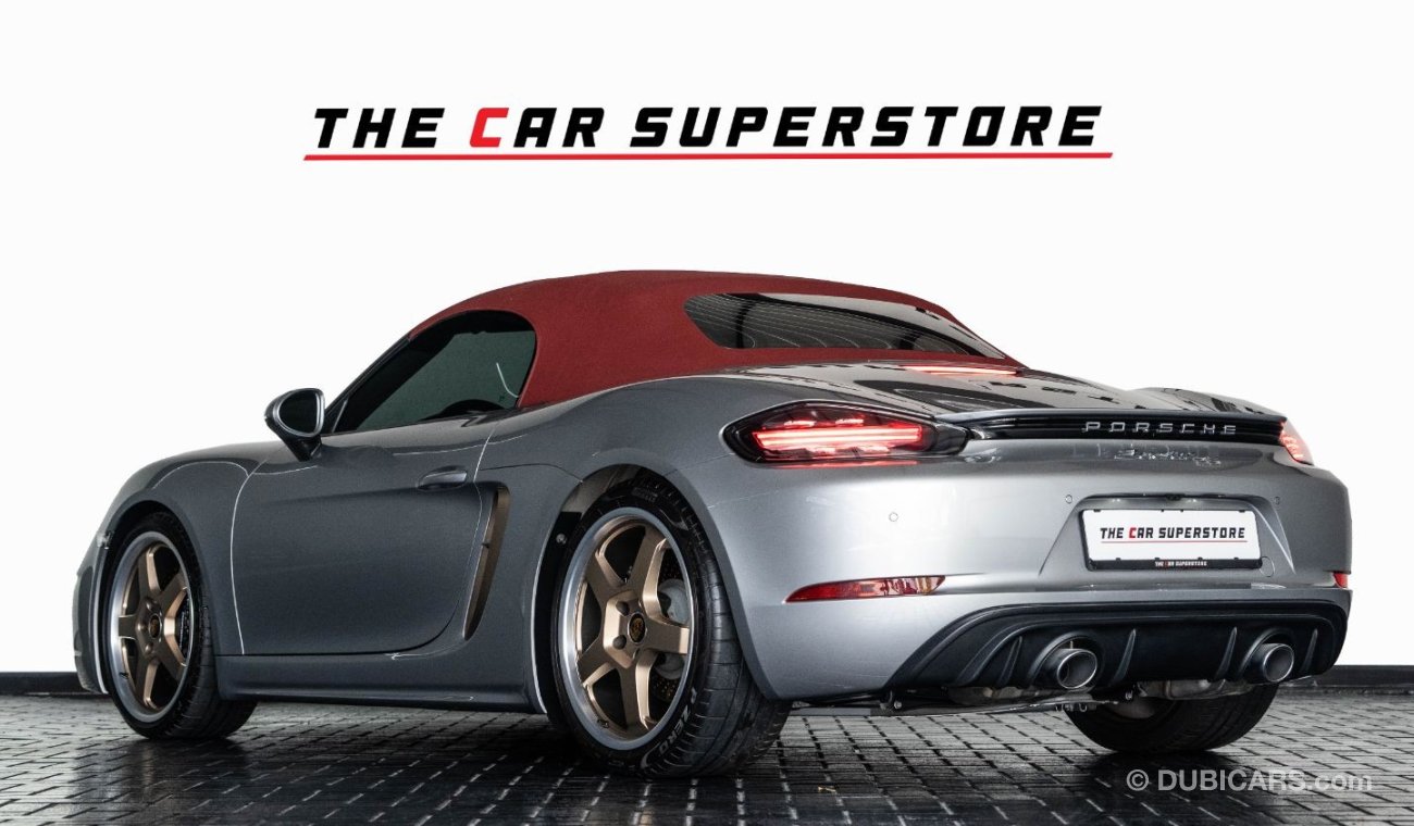 بورش بوكستر 718 2022-PORSCHE BOXSTER-25 YEARS ANNIVERSARY EDITION-GCC-SPECIAL CAR-AL NABOODA WARRANTY TILL 2026