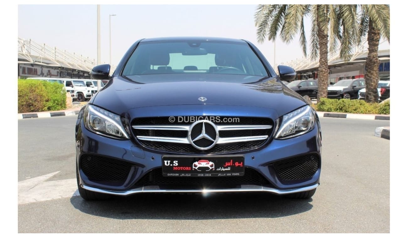 Mercedes-Benz C200 AMG Pack MERCEDES C200 AMG FULL OPTION 2018 GCC GARGASH LOW MILEAGE SINGLE OWNER IN MINT CONDITION