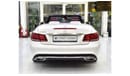 Mercedes-Benz E 400 Coupe EXCELLENT DEAL for our Mercedes Benz E400 Convertible ( 2015 Model ) in White Color GCC Specs