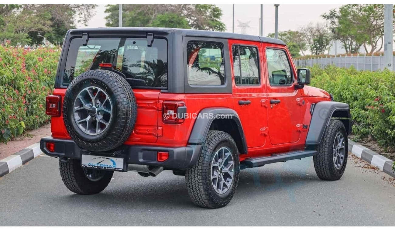 Jeep Wrangler (НА ЭКСПОРТ , For Export) Unlimited Sport S I4 2.0L Turbo , 2024 , GCC , 0Km , Без пробега