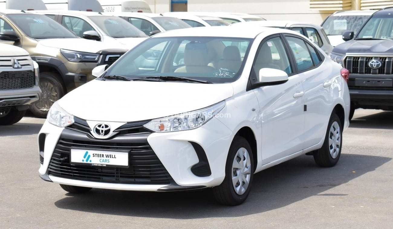 Toyota Yaris E S/D 1.5 E PETROL A/T FABRIC SEATS SEDAN WITH GCC SPECS EXPORT ONLY