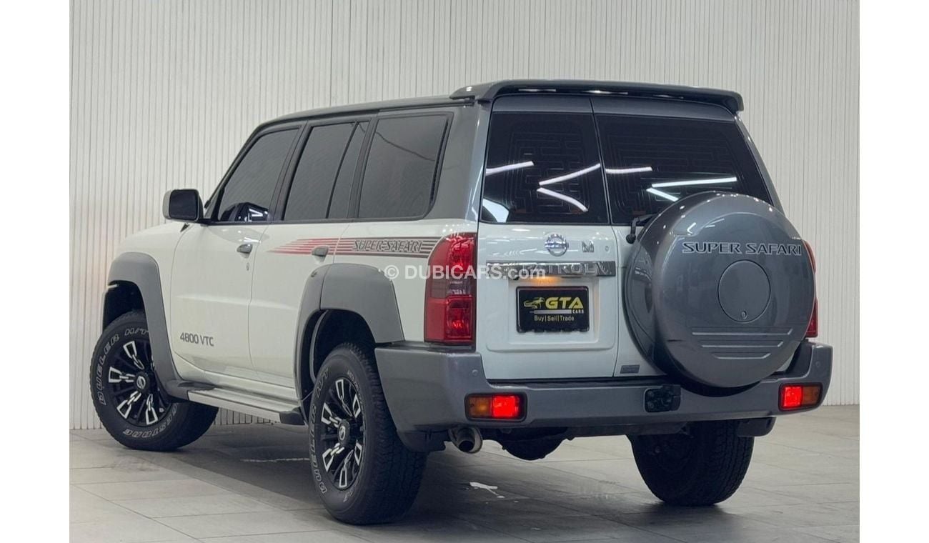 نيسان باترول سوبر سفاري 2023 Nissan Patrol Super Safari, May 2028 Nissan Warranty + Service Package. Low Kms, 7 Seater, GCC