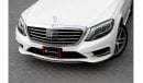 مرسيدس بنز S 400 AMG | 3,087 P.M (4 Years)⁣ | 0% Downpayment | Excellent Condition!