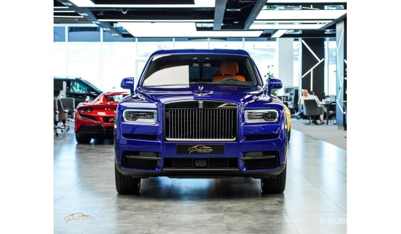 Rolls-Royce Cullinan 2023 | BRAND NEW | GCC | ROLLS ROYCE CULLINAN BLACK BADGE | SALAMANCA BLUE | WARRANTY SERVICE