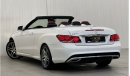 مرسيدس بنز E 250 Std 2015 Mercedes Benz E250 AMG Cabriolet, Full Options, Excellent Condition, GCC