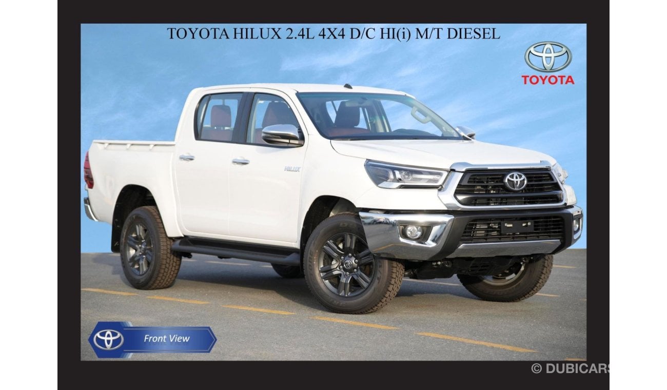 Toyota Hilux TOYOTA HILUX 2.4L 4X4 D/C HI(i) M/T DSL 2024 Model Year Export Only