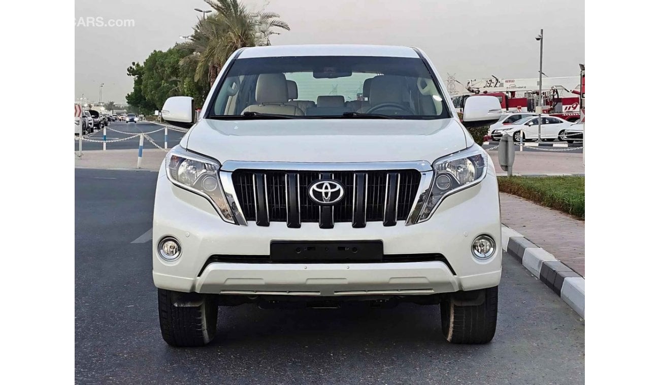 تويوتا برادو GXR V4 2.7L/ 4WD GCC/ LEATHER SEATS/ DVD CAMERA/ TYRE DOWN/ LOW MILEAGE/ LOT# 64297