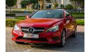 Mercedes-Benz E200 Coupe 2015 Mercedes-Benz E200 Coupe