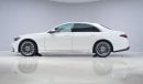 مرسيدس بنز S 500 4Matic - 2 Years Approved Warranty - Approved Prepared Vehicle