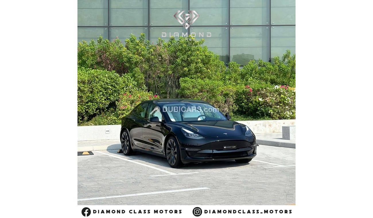 تسلا موديل 3 Tesla Model 3 PERFORMANCE  Auto Pilot   Dual Motor  GCC  Under Tesla Warranty