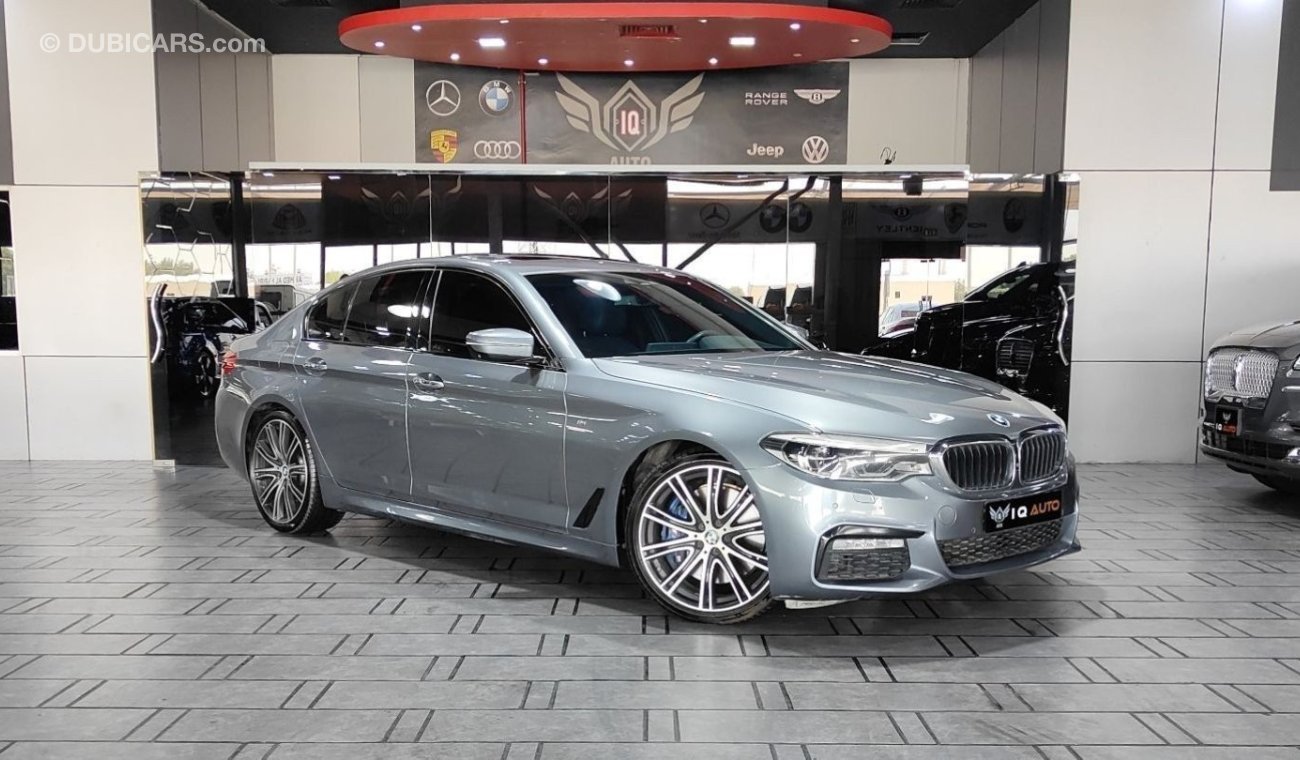 بي أم دبليو 540i AED 1,600 P.M | 2017 BMW 5 SERIES 540I M SPORT 3.0 L 333 HP | WITH SUNROOF | GCC | UNDER WARRANTY