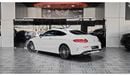 مرسيدس بنز C 300 كوبيه AED 1,400 P.M | 2017 MERCEDES-BENZ C300 COUPE AMG | UNDER WARRANTY | FULL PANORAMIC VIEW | GCC | 360