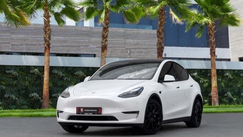 Tesla Model Y Long Range | 3,721 P.M  | 0% Downpayment | White on White