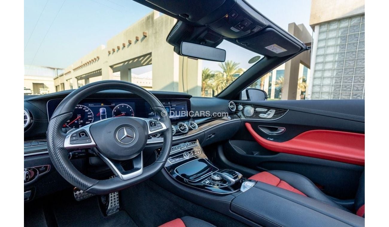 مرسيدس بنز E200 كوبيه Mercedes-Benz E200 Convertible 2018 GCC under Warranty with Flexible Down-Payment.