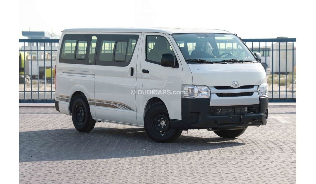 تويوتا هاياس 2024 Toyota Hiace 2.5 15str Standard Roof - أبيض من الداخل رمادي داكن | للتصدير فقط