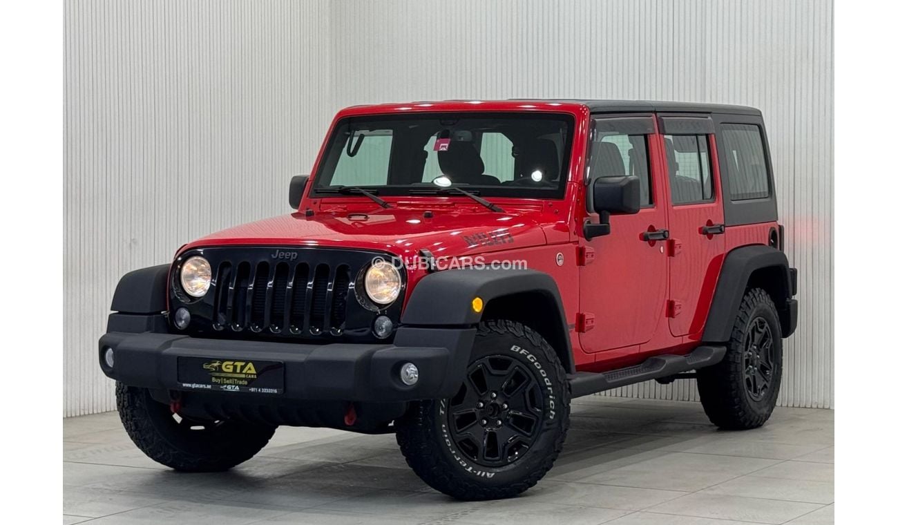 جيب رانجلر Unlimited Willys 3.6L A/T 2018 Jeep Wrangler Unlimited Willys, Warranty, Full Service History, Excel