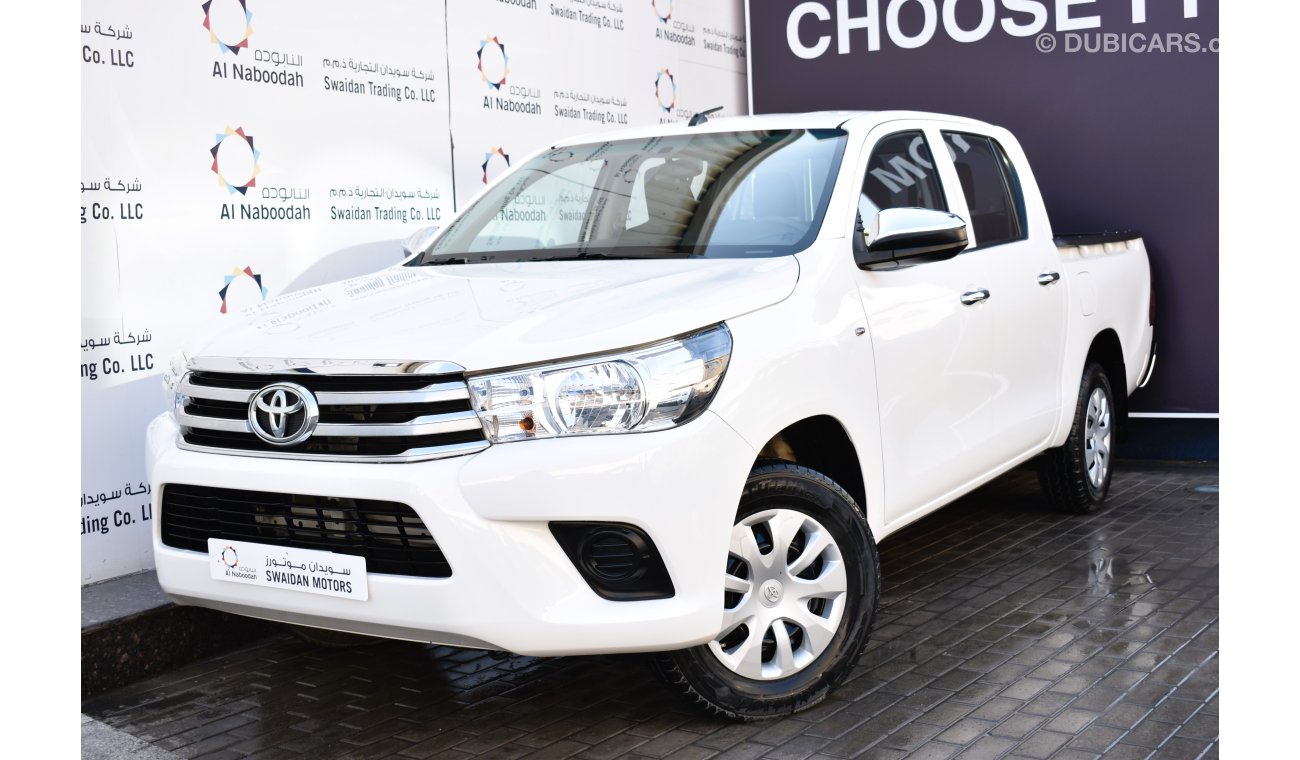 Toyota Hilux AED 1119 PM | 2.7L GL MT 2WD DOUBLE CABIN PICKUP 2020 GCC DEALER WARRANTY