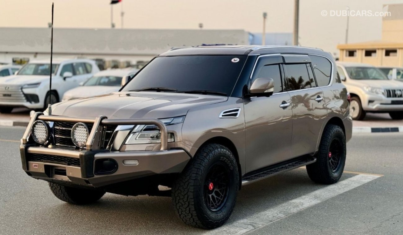 Nissan Patrol PREMIUM BULL BAR WITH LED LIGHTS | 5.6L PETROL | RHD | 360 VIEW CAMERA| SUNROOF