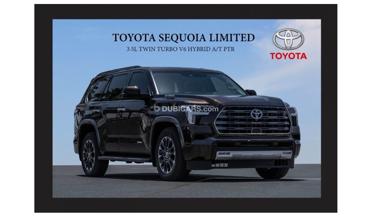 Toyota Sequoia TOYOTA SEQUOIA LIMITED 3.5L TWIN TURBO V6 HYBRID A/T PTR