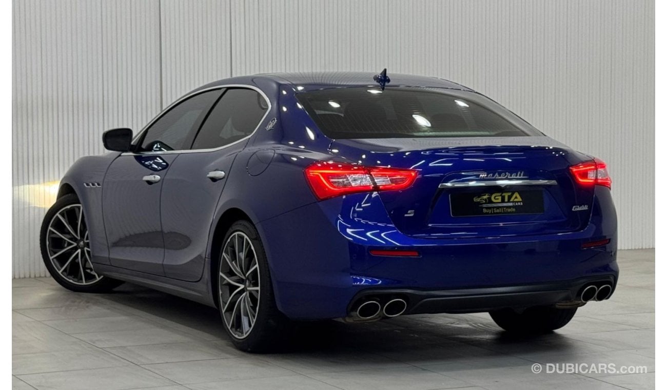 مازيراتي جيبلي S 3.0L 2019 Maserati Ghibli S, One Year Warranty, Full Agency Service History, GCC