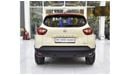 رينو كابتور EXCELLENT DEAL for our Renault Captur ( 2015 Model ) in Beige Color GCC Specs