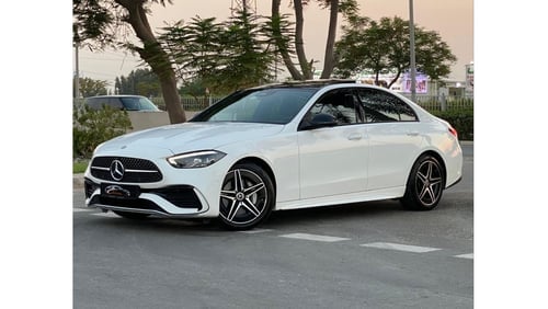 مرسيدس بنز C200 MERCEDES C200 2024 AMG PACKAGE - 5 YEARS WARRANTY AND SERVICE CONTRACT FROM GARGASH