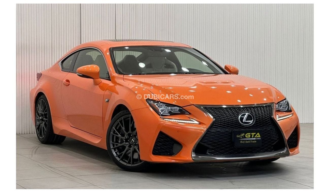 Lexus RC F 2015 Lexus RC-F, Full Lexus Service History, Low Kms, Carbon Fiber Package, Excellent Condition, GCC