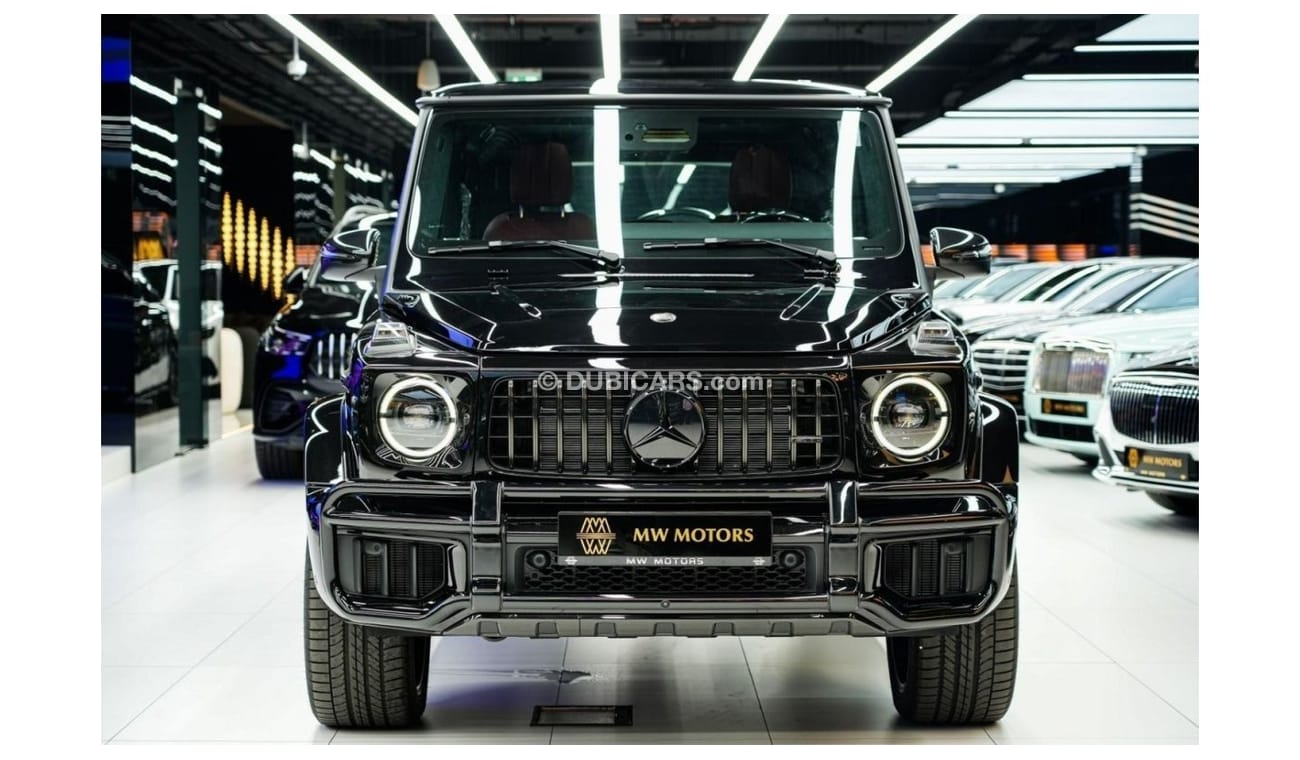 مرسيدس بنز G 63 AMG Mercedes-Benz G 63 | 2025 GCC 0km | Agency Warranty | Double Night Package | 360 View | 22 Inch Rims