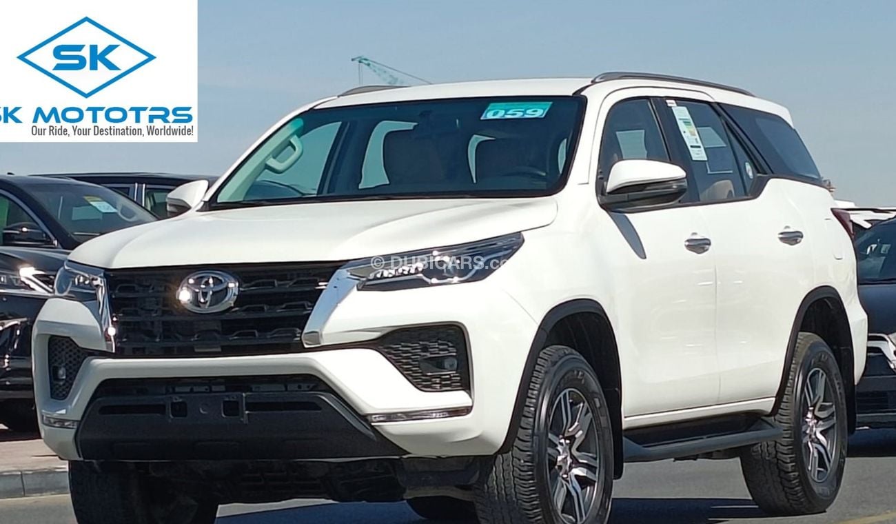 Toyota Fortuner 2.7L Petrol, Alloy Rims, Rear A/C, Rear Parking Sensors, Only For Export ( LOT # 115782)